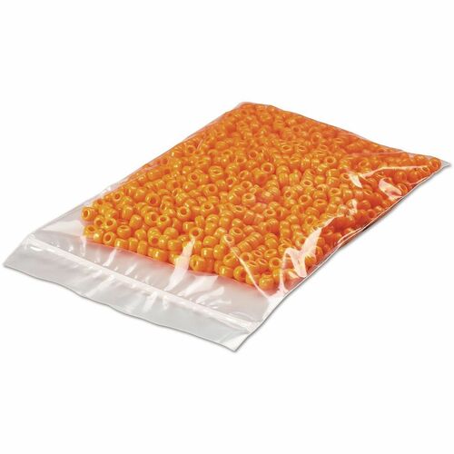 Universal  Reclosable Poly Bags, Zipper-Style Closure, 2 mil, 5" x 8", Clear, 1,000/Carton