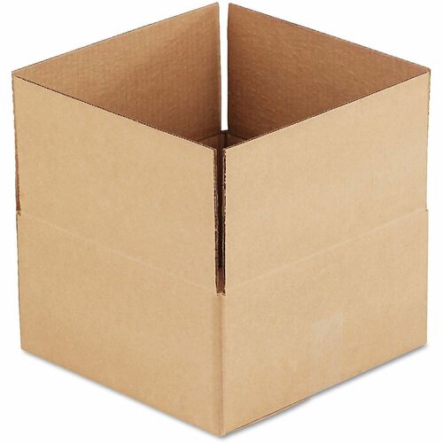 Universal  Fixed-Depth Corrugated Shipping Boxes, Regular Slotted Container (RSC), 12" x 12" x 6", Brown Kraft, 25/Bundle