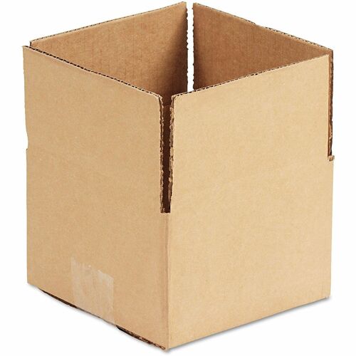 Universal  Fixed-Depth Corrugated Shipping Boxes, Regular Slotted Container (RSC), 6" x 6" x 4", Brown Kraft, 25/Bundle