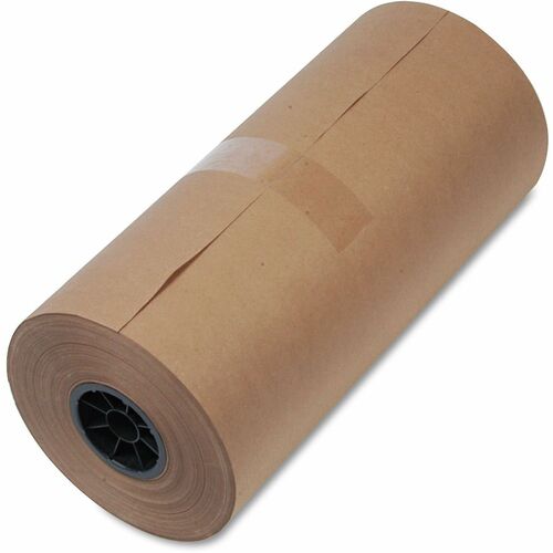 Universal  High-Volume Mediumweight Wrapping Paper Roll, 40 lb Wrapping Weight Stock, 18" x 900 ft, Brown