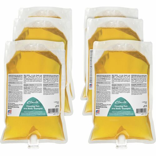 Betco Corporation  Shampoo, f/Hair/Body, Foaming, 1000ml, 6/CT, Golden