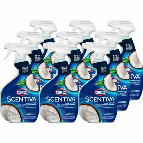 Clorox Company  Cleaner,Multisurface,Coconut/Waterlily,Spray,32 oz,9/CT,CL
