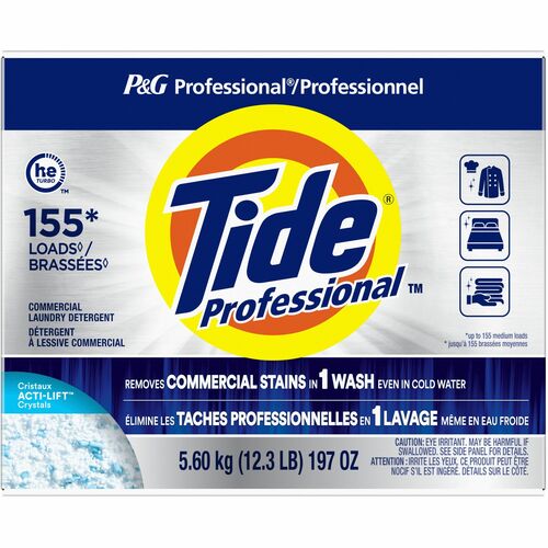 Procter & Gamble Commercial  Laundry Detergent,Powder,155 Loads,197oz,White