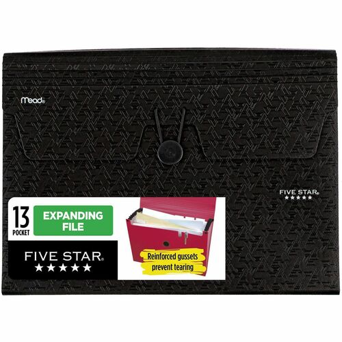 Mead  Expanding File,13-Pockets,Letter-Size,AST