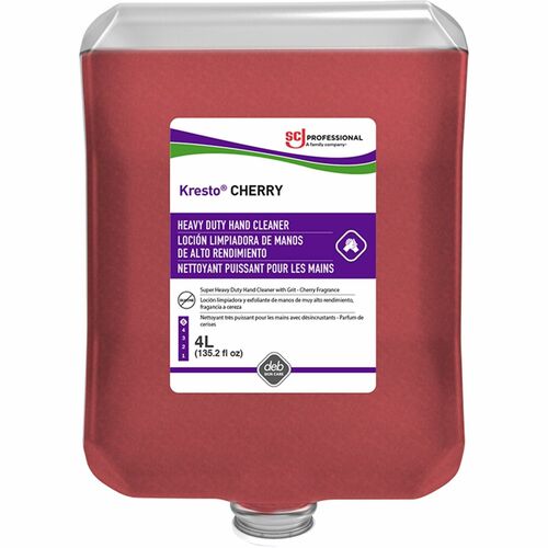 S.C. JOHNSON & SON, INC  Hand Cleaner,SolventBased,Super Heavy-Duty,Cherry,4-Liter,RD