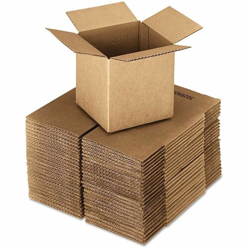Universal  Cubed Fixed-Depth Corrugated Shipping Boxes, Regular Slotted Container (RSC), 18" x 18" x 18", Brown Kraft, 20/Bundle