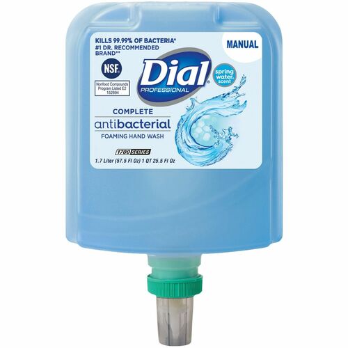 Dial Corporation  Handwash,Antibactl,Foam,Refill,SpringWater,1700ml,3/CT,BE