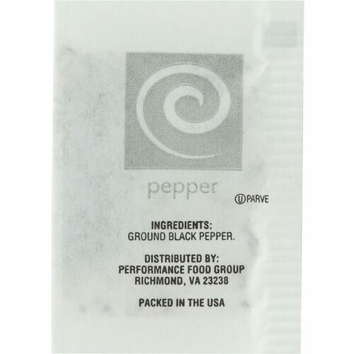 Sugar Foods Corp  Pepper,0.1 grams,1000/BG,3BG/CT,WE