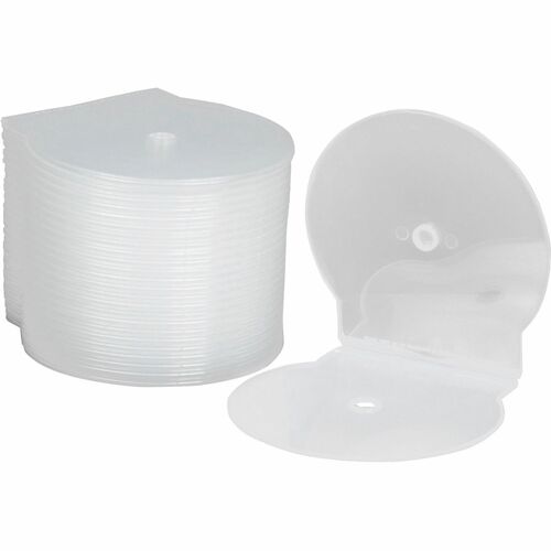 SKILCRAFT  CD/DVD Cases, Clamshell, Plastic, 25/PK, Clear