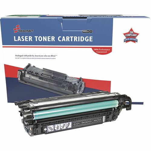 SKILCRAFT  Toner Cartridge, Remanuf HP 646X, 17000 Yield, BK
