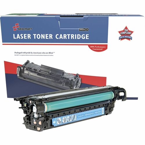 SKILCRAFT  Toner Cartridge, Remanuf HP 646X, 12500 Yield, CYN