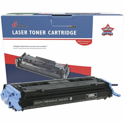 SKILCRAFT  Toner Cartridge, Remanuf HP 124A, 25000 Yield, BK