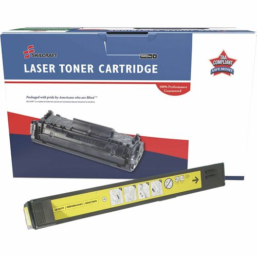 SKILCRAFT  Toner Cartridge, Remanuf HP 824A, 21000 Yield, YW