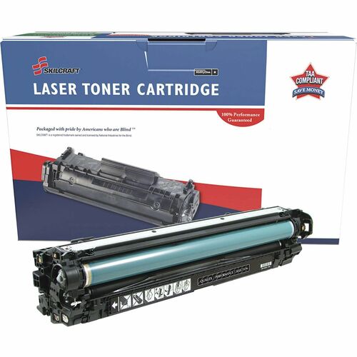 SKILCRAFT  Toner Cartridge, Remanuf HP 650A, 13500 Yield, BK