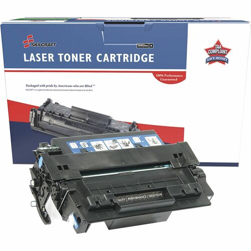 SKILCRAFT  Toner Cartridge, Remanuf. HP 51A, 6000 Yield, BK