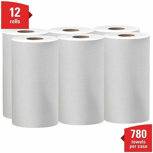 Kimberly-Clark Professional  Cloths, WypAll X60,12-1/5"x19-3/5",130Sht/RL,12RL/CT,WE