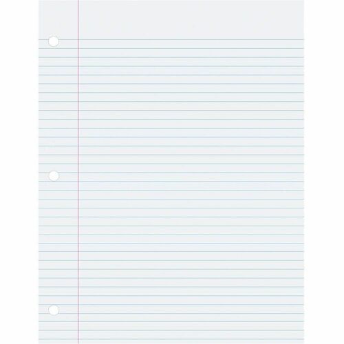 Pacon  Filler Paper, 9/32"/College-Ruled, 8"x11", 500SHT/PK, WE
