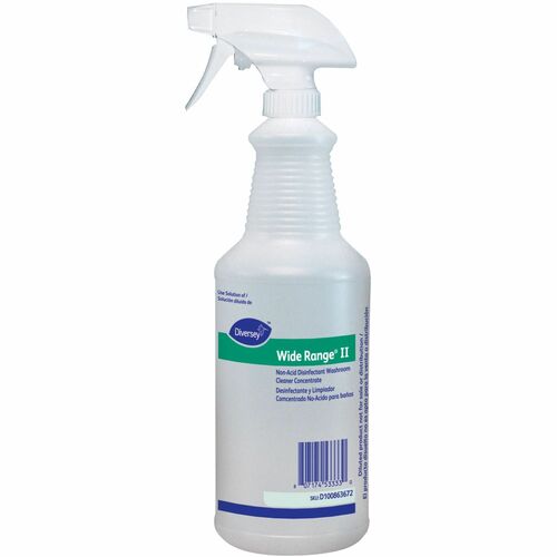 Diversey Care  Spray Bottle,Empty,f/Wide Range II,32oz Capacity,CL-DVOD100863672