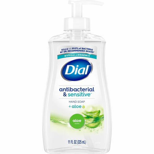 Dial Corporation  Hand Soap,Liquid,Antibacterial,Sensitive Skin,11oz,12/CT,GN