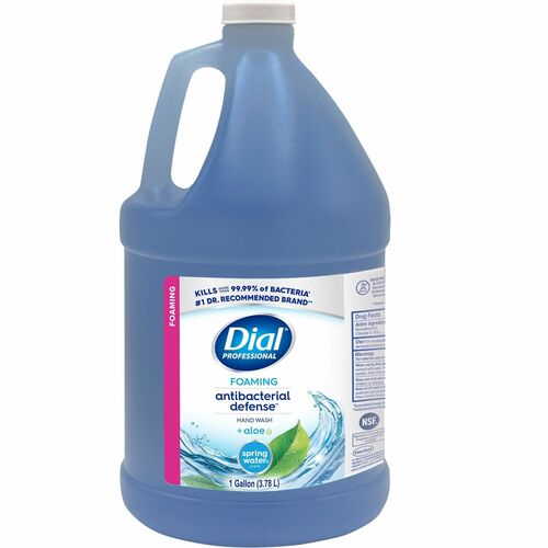 Dial Corporation  Handwash,Foaming,Antibacterial,Spring Water,1 Gallon,4/CT,BE