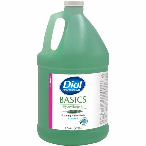 Dial Corporation  Hand Soap Refill,Foaming,Aloe,1 Gal,4/CT,Green