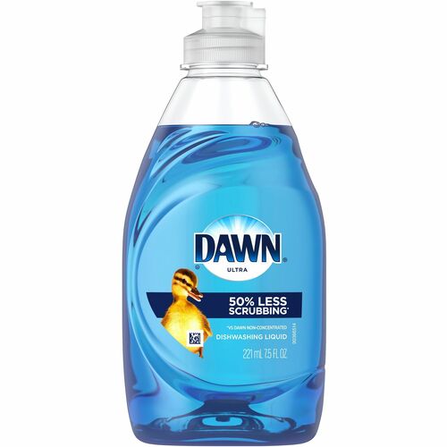 Procter & Gamble Commercial  Dishwashing Soap,Liquid,Orig Scent,7.5oz,12/CT,Blue