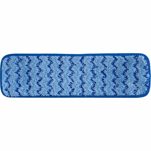 SKILCRAFT  Flat Mop,Microfiber,f/Wet Mopping,5-1/2"x18",12/BX,BE