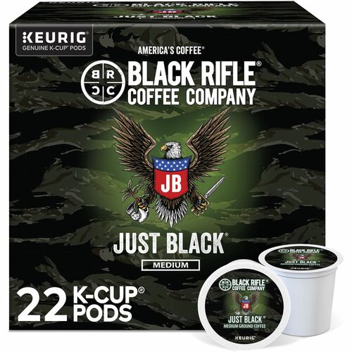 Green Mountain  Coffee,Just Black,Medium Roast,K-Cup,22/BX,Brown-GMT0547