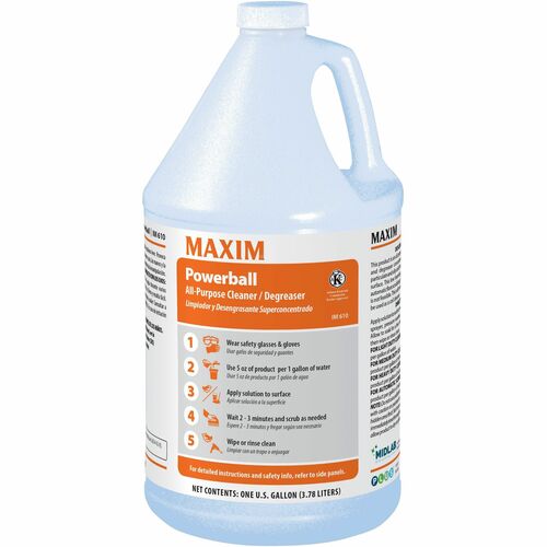 Midlab Inc  Cleaner/Degreaser,All-Purpose,1 Gallon,4/CT,WE
