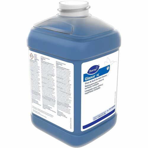 Diversey Care  Glass Cleaner,J-Fill,Ammoniated,Glance,2.5Liter,Blue-DVO101109690