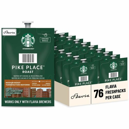 Lavazza  Coffee,Freshpack,Medium Roast,Pike Place,0.32oz,76/CT,BN