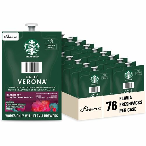 Lavazza  Coffee,Freshpack,Dark Roast,Caffe Verona,0.32oz,76/CT,BN