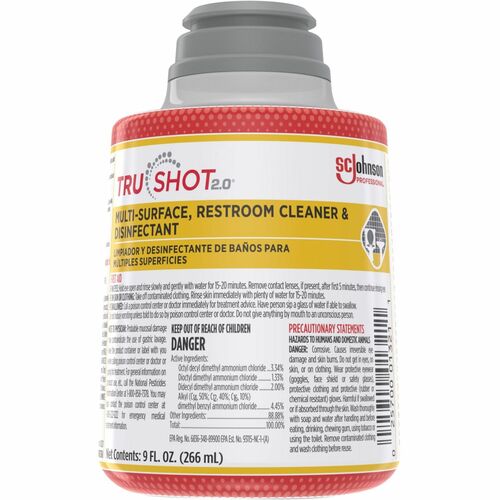 S.C. JOHNSON & SON, INC  Cleaner,Disinfectant,Restroom,TruShot,9oz Cartridge