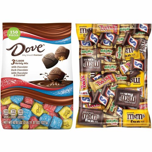 Mars, Inc  Candy,Dove/Mars Variety Packs,Promises/Twix,2 BG/CT