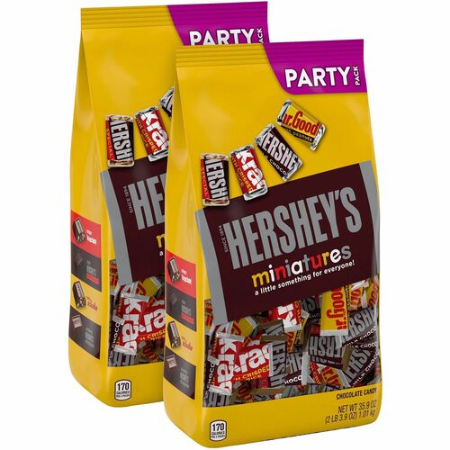 Hershey Co  Candy,Mini,Mr.Goodbar/Krackel/Hershey's,2 BG/CT