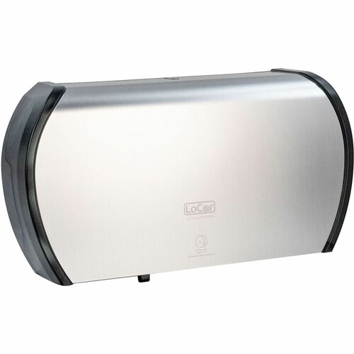 Solaris Paper, Inc.  Dispenser,Toilet Paper,Jumbo,Twin,21.5"x11.83"x4.75",STST