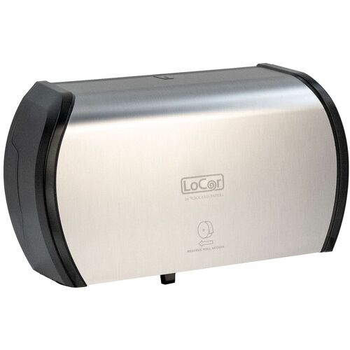 Solaris Paper, Inc.  Dispenser,Toilet Paper,2 Roll,14.96"x8.94"x5.24",STST