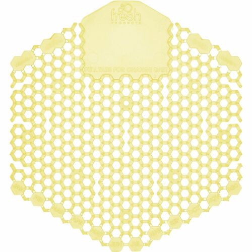 Fresh Products  Urinal Screen,Citrus Sorbet,30-day,6-1/2"x7"x2/3",10/BX,OE-FRS3WDS60CIT