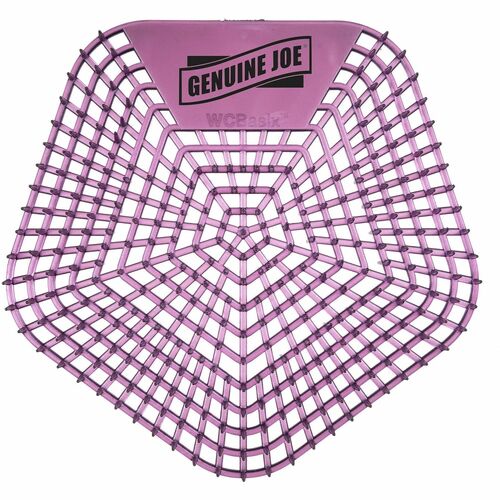 Genuine Joe  Urinal Screen,Lavender Breeze,30-Day,10/CT,Purple-GJO85186
