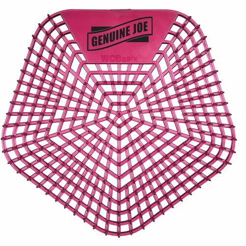 Genuine Joe  Urinal Screen,Spiced Apple,30-Day,10/CT,Red-GJO85188