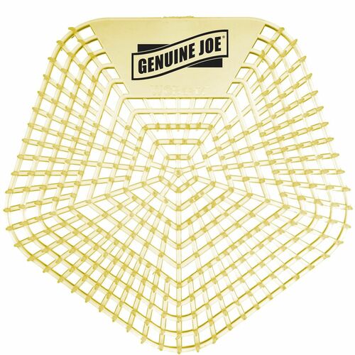 Genuine Joe  Urinal Screen,Citrus Splash,30-Day,10/CT,Yellow-GJO85184