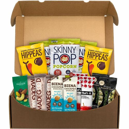Green Rabbit  Snack Box,Vegan,Fruit Bars/Trail Mix,15/CT-GRR70000126