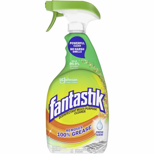 S.C. JOHNSON & SON, INC  Cleaner, All-purpose, Spray, Fantastik, 32 oz, 8/CT, CL