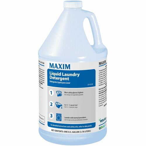 Midlab Inc  Laundry Detergent,Liquid,1 Gallon,4/CT,WE