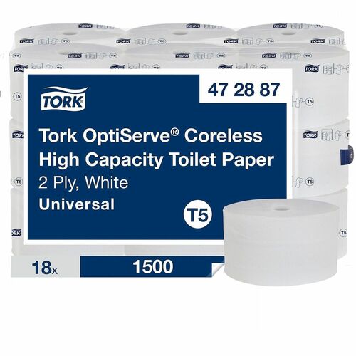 TORK  ToiletPaper,OptiServe,HiCap,3.66"x500',1500Sh/Rll,18/CT,WE