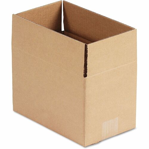 Universal  Fixed-Depth Corrugated Shipping Boxes, Regular Slotted Container (RSC), 6" x 10" x 6", Brown Kraft, 25/Bundle