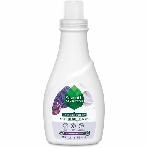 Seventh Generation  Fabric Softener,Liquid,Lavender,32 Loads,32oz,Natural