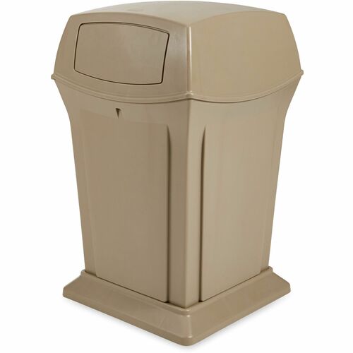 Rubbermaid Commercial Products  Waste Container,45 Gal,2 Doors,19.5"x19.5"x27.63",BG