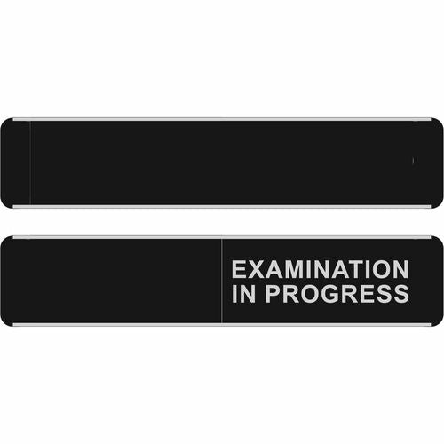 SECO  Sign,Door,w/Slider,Examination in Progress,10"x2",MI
