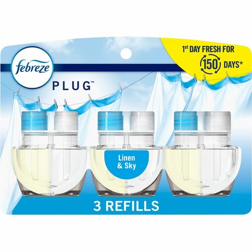 Procter & Gamble Commercial  Scented Oil Refill, Linen&Sky,Fade-DefyPLUG,0.87oz,3/PK,LBE